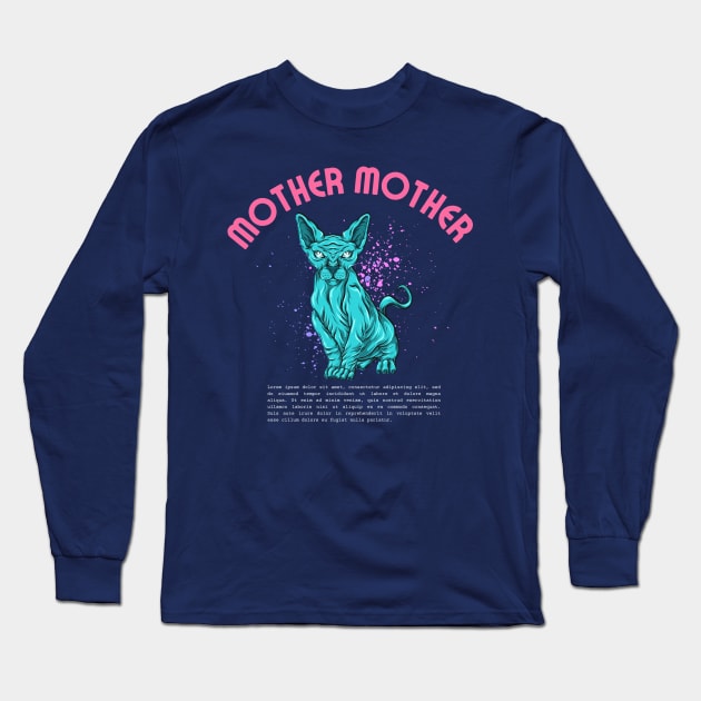 mother mother Long Sleeve T-Shirt by Oks Storee